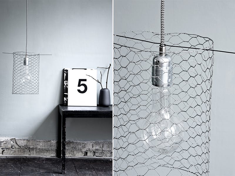 Pendellampe med netting Pendellampe med netting